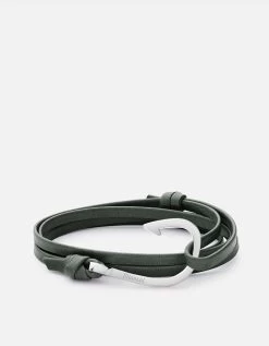 Hook Leather, Silver 40 Hook Leather, Silver -Online Fashion Accessories 100 0002 color huntergreen 01