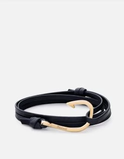 Hook Leather, Gold -Online Fashion Accessories 100 0004 color navyblue 01