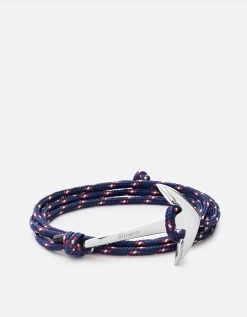 Anchor Rope, Silver 31 Anchor Rope, Silver -Online Fashion Accessories 100 0009 color navyblue 01