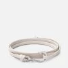 Mini Hook Leather, Sterling Silver 2 Mini Hook Leather, Sterling Silver -Online Fashion Accessories 100 0101 color creme 01