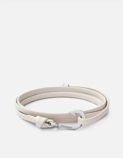 Mini Hook Leather, Sterling Silver