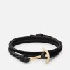 Mini Modern Anchor Leather, Gold