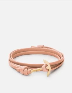 Mini Modern Anchor Leather, Gold -Online Fashion Accessories 100 0102 color salmon 01