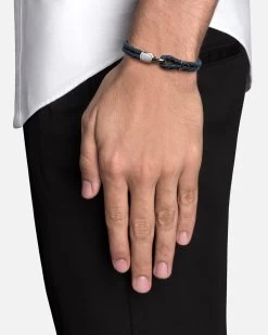 Single Trice, Sterling Silver -Online Fashion Accessories 101 0176 color navyblue 03