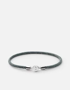 Nexus Rope Bracelet, Sterling Silver -Online Fashion Accessories 101 0215 color opalsteel 01