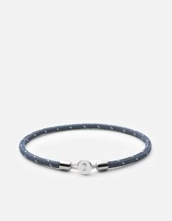 Nexus Rope Bracelet, Sterling Silver -Online Fashion Accessories 101 0215 color slatesteel 01 1
