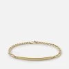3mm ID Chain Bracelet, Gold