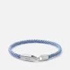 Crew Rope Ribbon Bracelet, Matte Silver 2 Crew Rope Ribbon Bracelet, Matte Silver -Online Fashion Accessories 101 0251 color lightblue 01 28f22075 754e 4985 94b3 f938a69ccde8