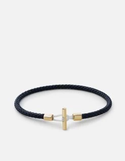 Vice Rope Bracelet, Gold Vermeil -Online Fashion Accessories 101 0258 color solidnavy 01 687206e4 d617 4484 bb1c a2173c415798