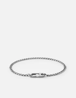 Annex Cuban Chain Bracelet I, Sterling Silver -Online Fashion Accessories 101 0272 color polishedsilver 01