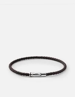 Juno Leather Bracelet, Sterling Silver 8 Juno Leather Bracelet, Sterling Silver -Online Fashion Accessories 101 0286 color brown 01 dab3ab52 6353 407b b979 06f2fc9bc5fc