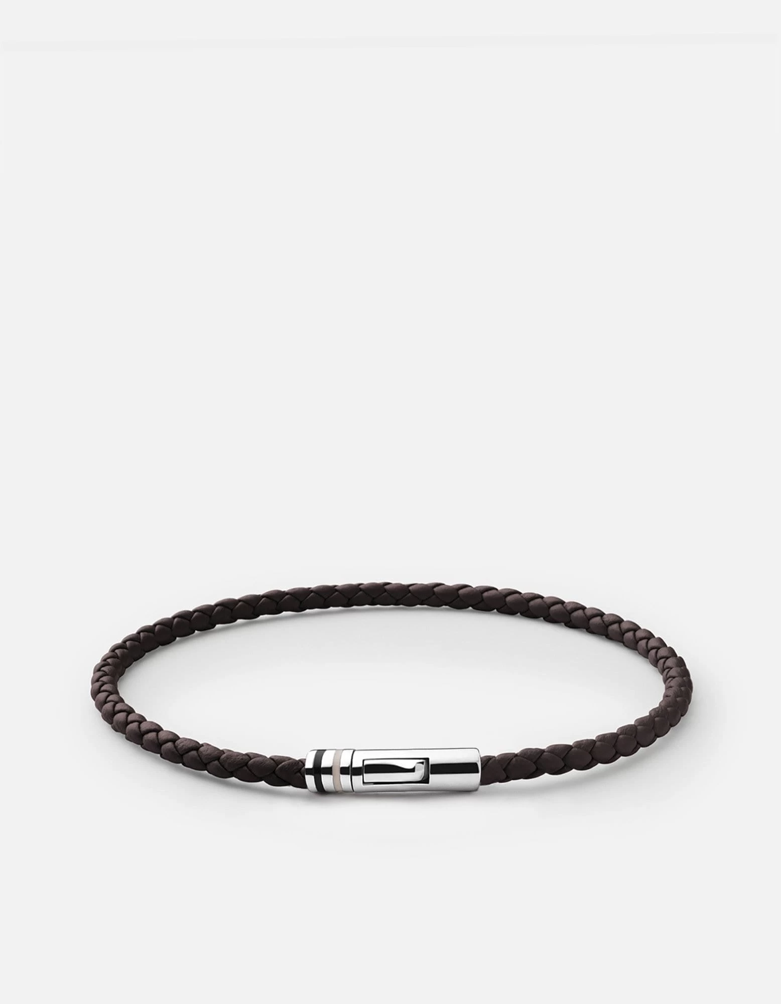 Juno Leather Bracelet, Sterling Silver 5 Juno Leather Bracelet, Sterling Silver - Image 3