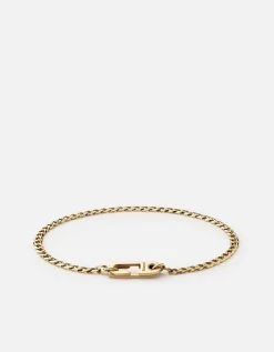 Annex Cuban Chain Bracelet I, Gold Vermeil