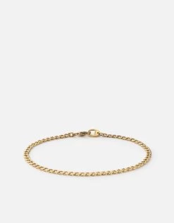 Annex Cuban Chain Bracelet II, 14k Gold