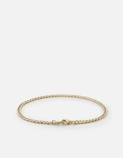 Annex Cuban Chain Bracelet II, 14k Gold -Online Fashion Accessories 101 0309 finish mattegold 01