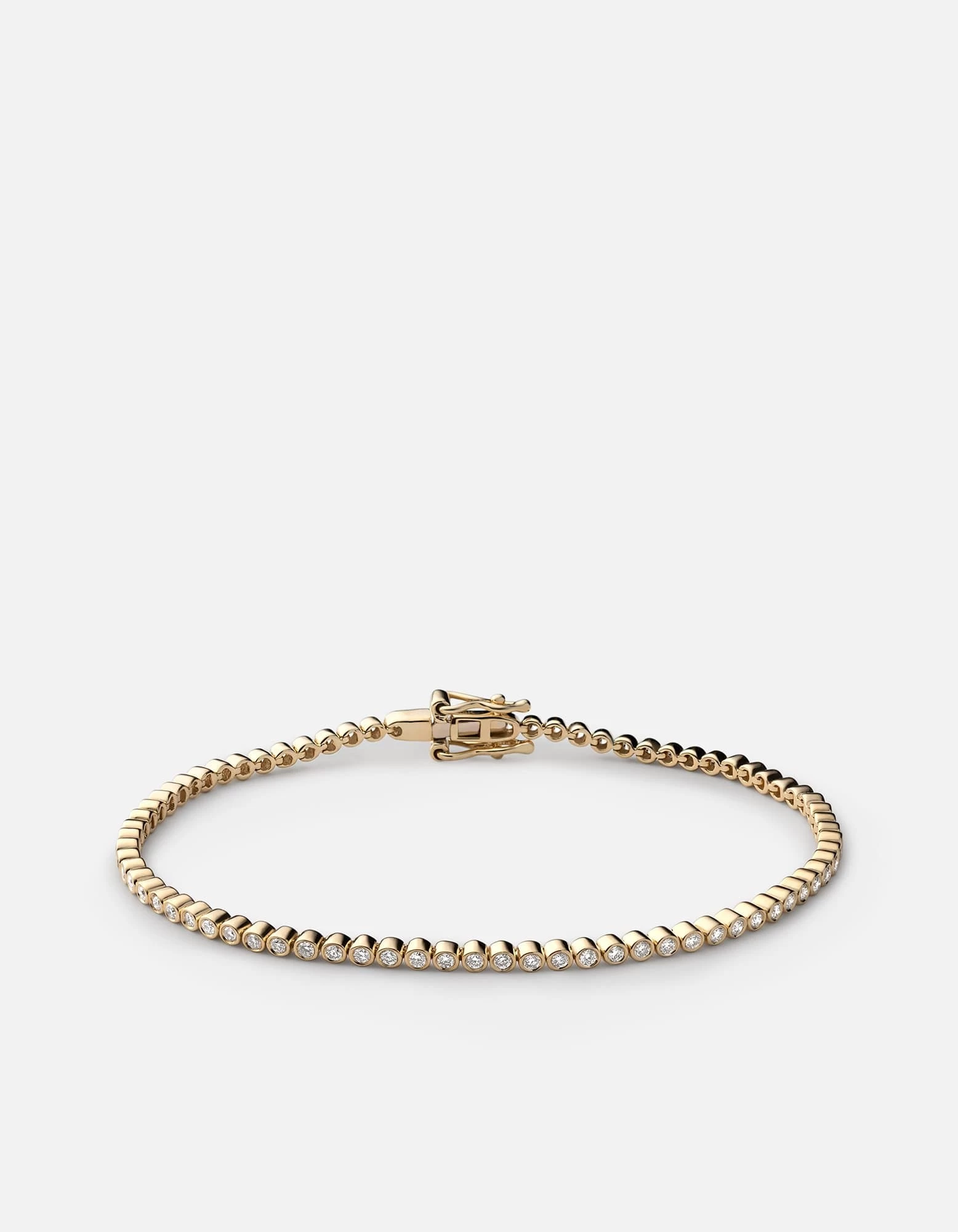 Century Round Bracelet, 14k Gold Pavé 3 Century Round Bracelet, 14k Gold Pavé