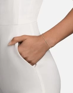 Century Round Bracelet, 14k Gold Pavé 7 Century Round Bracelet, 14k Gold Pavé -Online Fashion Accessories 101 0318 color polishedyellowgoldpave 02