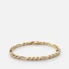 5mm Figaro Chain Bracelet, Gold Vermeil 1 5mm Figaro Chain Bracelet, Gold Vermeil -Online Fashion Accessories 101 0320 color polishedgold 01