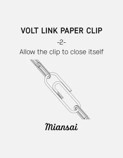 Volt Link Paper Clip Bracelet, Sterling Silver 11 Volt Link Paper Clip Bracelet, Sterling Silver -Online Fashion Accessories 101 0325 color polishedsilver 05