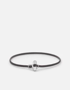 Metric 2.5mm Rope Bracelet, Sterling Silver -Online Fashion Accessories 101 0327 color blackgrey 03 acf91d64 9c83 4e41 a350 95aafc6e5c08