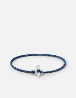 Metric 2.5mm Rope Bracelet, Sterling Silver -Online Fashion Accessories 101 0327 color darkblue 01 37fa063e 9964 42d0 aed0 10d82ba8ccc1