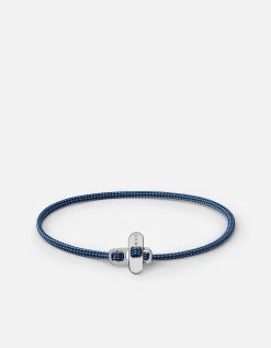Metric 2.5mm Rope Bracelet, Sterling Silver -Online Fashion Accessories 101 0327 color darkblue 03 ed0d5e03 914c 4f21 baf4 af37709f648c