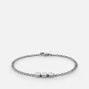 Type Chain Bracelet, Sterling Silver -Online Fashion Accessories 101 0334 color 3letterspolishedsilver 03