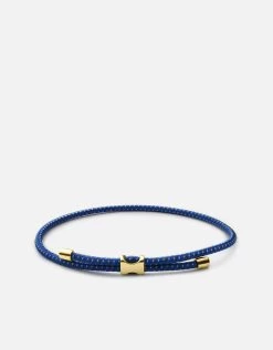 Orson Pull Bungee Rope Bracelet, Gold Vermeil -Online Fashion Accessories 101 0336 color cobaltblue 01 e3f19d66 c643 4ec8 b1f7 f86251149e7d