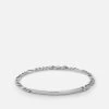 3mm ID Figaro Chain Bracelet, Sterling Silver