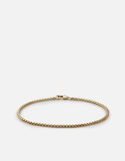 Venetian Chain Bracelet, 14k Gold