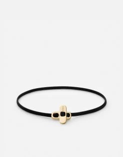 Metric 2.5mm Rope Bracelet, Gold Vermeil -Online Fashion Accessories 101 0351 color black 03