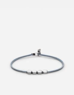 Type Metric 2.5mm Rope Bracelet, Sterling Silver/Light Blue 26 Type Metric 2.5mm Rope Bracelet, Sterling Silver/Light Blue -Online Fashion Accessories 101 0369 color 4letterslightblue 04