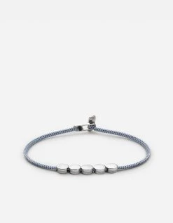 Type Metric 2.5mm Rope Bracelet, Sterling Silver/Light Blue 28 Type Metric 2.5mm Rope Bracelet, Sterling Silver/Light Blue -Online Fashion Accessories 101 0369 color 5letterslightblue 05