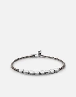 Type Metric 2.5mm Rope Bracelet, Sterling Silver/Sand/Black 34 Type Metric 2.5mm Rope Bracelet, Sterling Silver/Sand/Black -Online Fashion Accessories 101 0369 color 8letterssandblack 08 e2ef879e b70f 401c 9602 d558449616c2