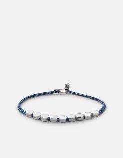 Type Metric 2.5mm Rope Bracelet, Sterling Silver/Dark Blue -Online Fashion Accessories 101 0369 color 9lettersdarkblue 09 40d7da00 f2f7 4e96 bb0c 1b05a085a860