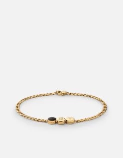 Volcan Type Chain Bracelet, Gold Vermeil 14 Volcan Type Chain Bracelet, Gold Vermeil -Online Fashion Accessories 101 0381 color 2lettersblack 03