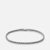 2.4mm Rope Chain Bracelet, Sterling Silver -Online Fashion Accessories 101 0388 color polishedsilver 01