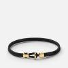 Orson Loop Bungee Rope Bracelet, Gold Vermeil 2 Orson Loop Bungee Rope Bracelet, Gold Vermeil -Online Fashion Accessories 101 0391 color black 01