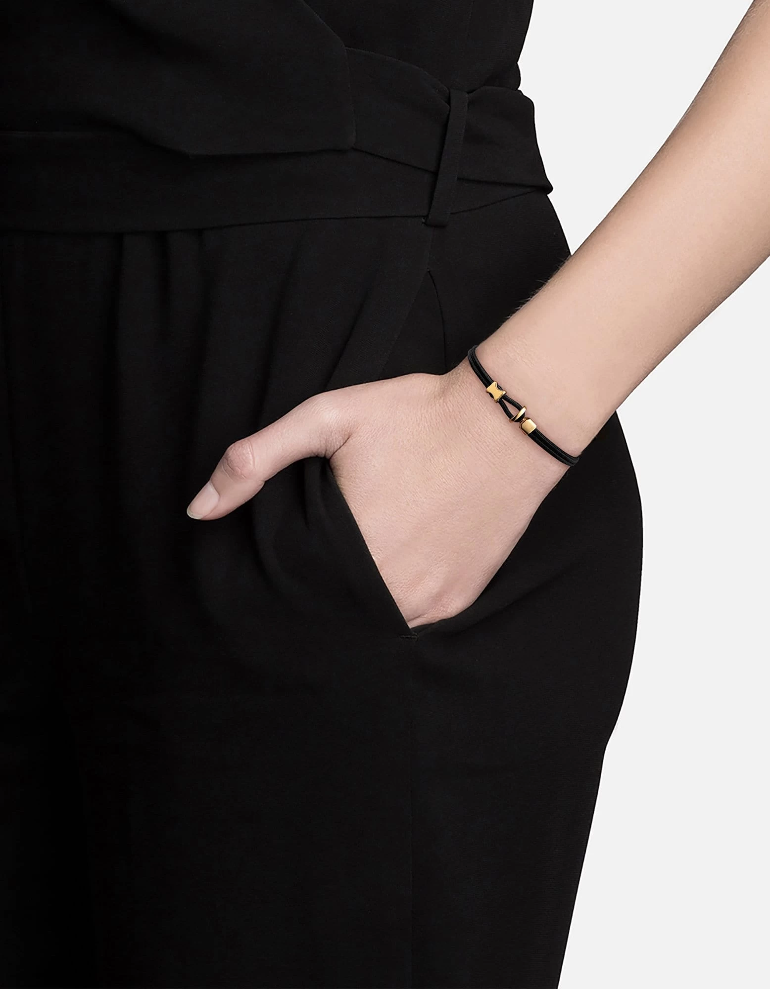 Orson Loop Bungee Rope Bracelet, Gold Vermeil 4 Orson Loop Bungee Rope Bracelet, Gold Vermeil - Image 2