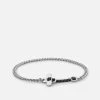 Metric Chain Bracelet, Sterling Silver -Online Fashion Accessories 101 0397 color blackgrey 01