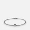 Opus Sapphire Type Chain Bracelet, Sterling Silver/Black -Online Fashion Accessories 101 0405 color noletterblack 01
