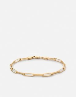 Volt Link Bracelet, Gold Vermeil