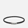 Juno Rope Bracelet, Sterling Silver -Online Fashion Accessories 101 0418 color blacksteel 01