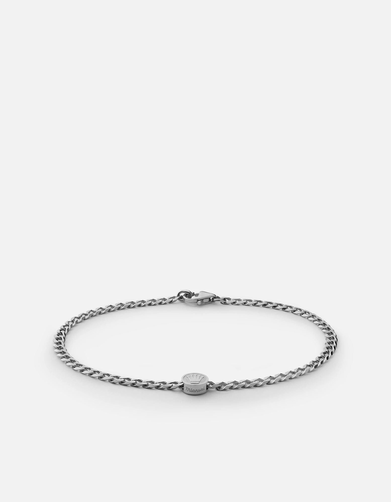 Empire Chain Bracelet, Sterling Silver 3 Empire Chain Bracelet, Sterling Silver