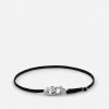 Caden Pull Bracelet, Sterling Silver -Online Fashion Accessories 101 0442 color black 01