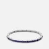 Line Lapis Bracelet, Sterling Silver 1 Line Lapis Bracelet, Sterling Silver -Online Fashion Accessories 101 0461 color blue 01