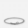 4mm Snap Chain Bracelet, Sterling Silver 2 4mm Snap Chain Bracelet, Sterling Silver -Online Fashion Accessories 101 0477 color polishedsilver 01