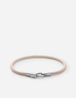 Snap Rope Bracelet, Sterling Silver