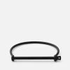 Thin Screw Cuff, Noir 1 Thin Screw Cuff, Noir -Online Fashion Accessories 102 0284 color noir 01 1