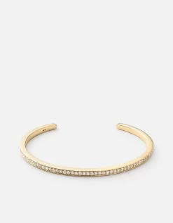 Set Cuff, Gold Pavé